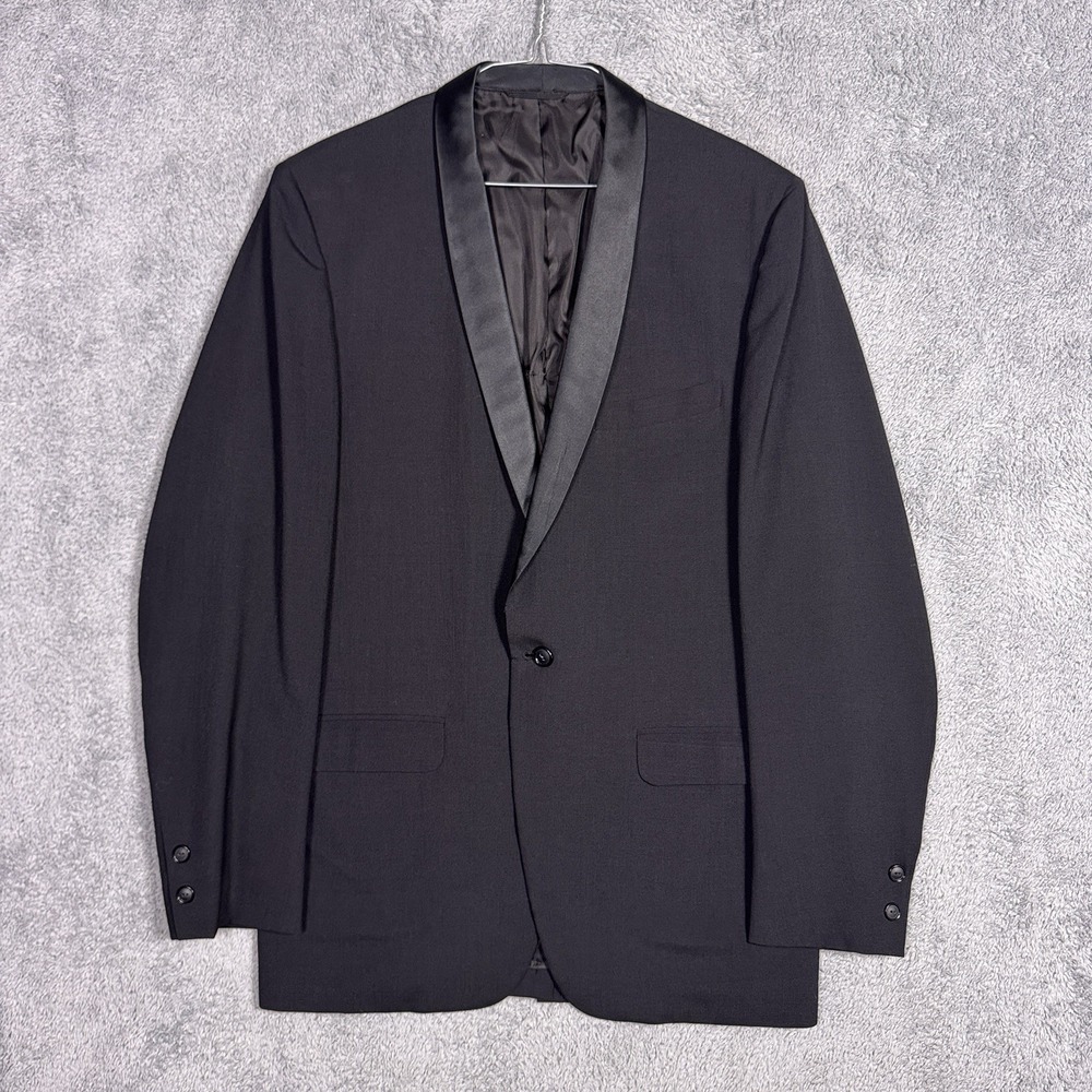 Palm Beach Tuxedo Mens 38L Shawl Lapel Suit Jacket Formal 60s 70s Celebrity